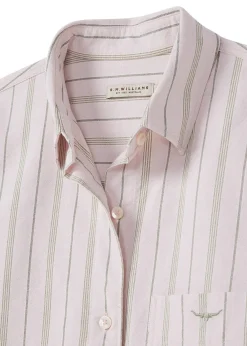 Clearance Crispin Shirt - Pink and Green Women Shirts And Blouses
