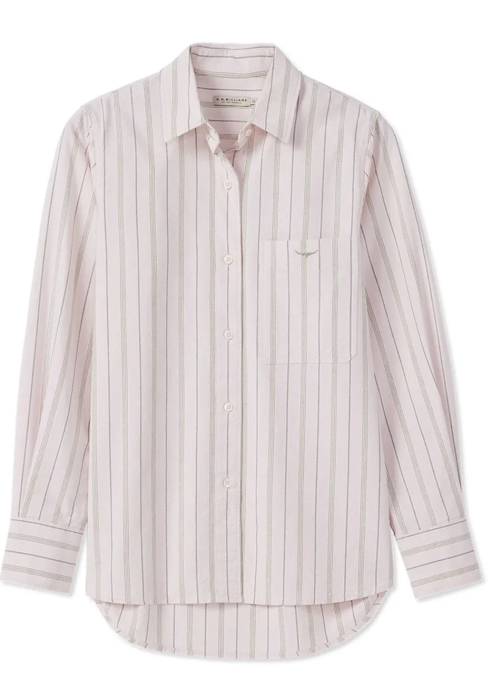 Clearance Crispin Shirt - Pink and Green Women Shirts And Blouses