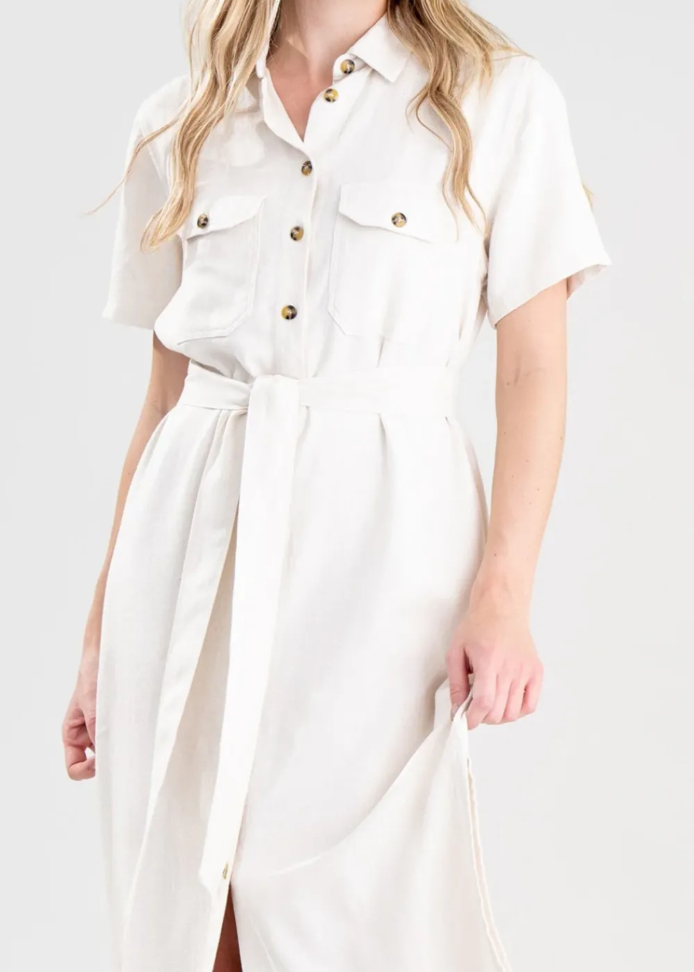 New Daisy Linen Dress - Women Dresses