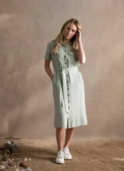 Hot Daisy Linen Dress - Women Dresses