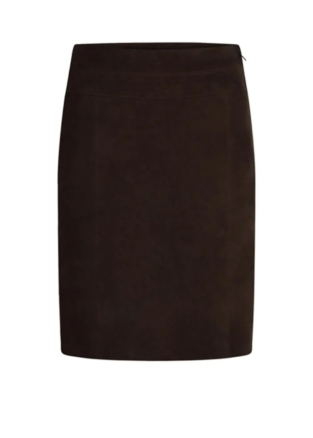 Discount Elena Suede Skirt - Brown Women Skirts