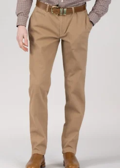 Online Fabio Chino - Caramel Trousers & Jeans
