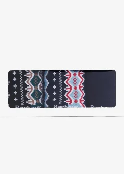 Clearance Fairisle Socks Gift Box - Blue Granite and Green Loch Socks