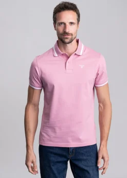 Clearance Ferrybridge Tailored Polo Shirt - True Pink Polo Shirts & T-Shirts