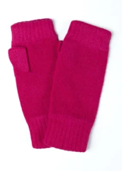 Best Fliss Lambswool Fingerless Mittens - Women Gloves