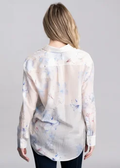 Best Floral Print Cotton Silk Shirt - Women Shirts And Blouses