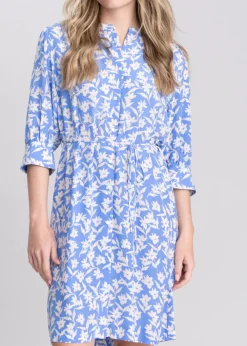 Online Floral Print Shirt Dress - Women Dresses