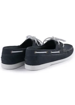 New Galion Femme Nubuck Deck Shoes - Navy Women Shoes|Shoes