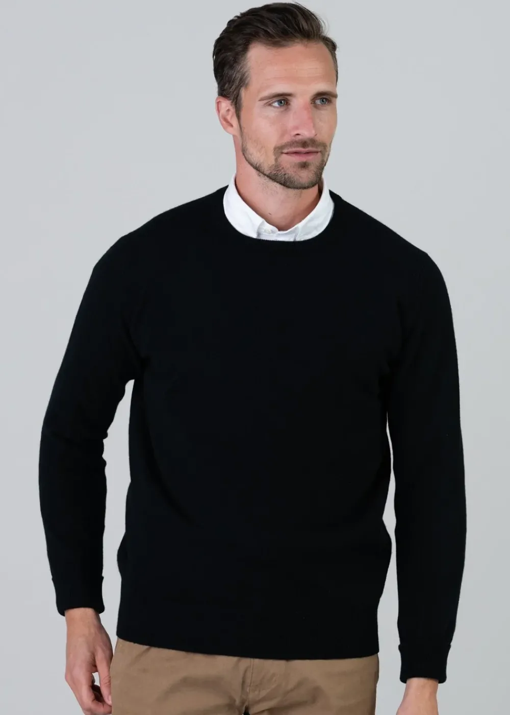 Best Gordon 1 Ply Geelong Crew Neck - Knitwear