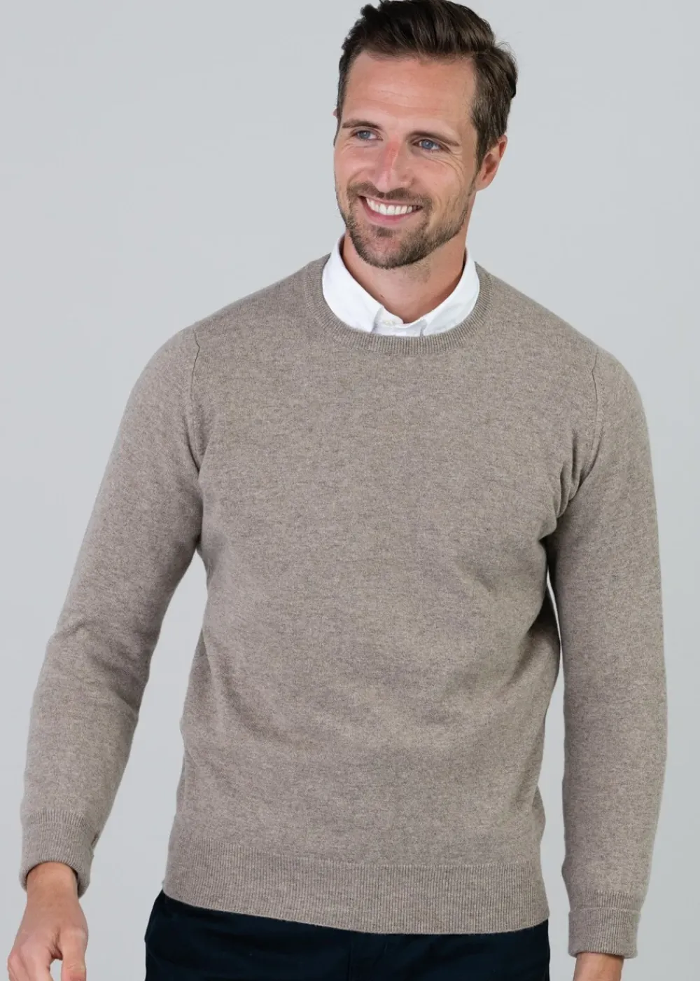Outlet Gordon 1 Ply Geelong Crew Neck - Knitwear