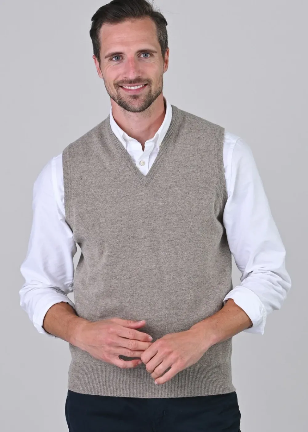 New Gordon 1 Ply Geelong Slipover - Knitwear