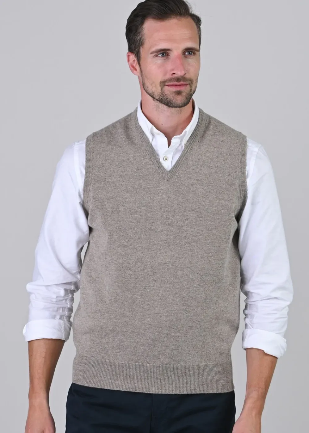 New Gordon 1 Ply Geelong Slipover - Knitwear