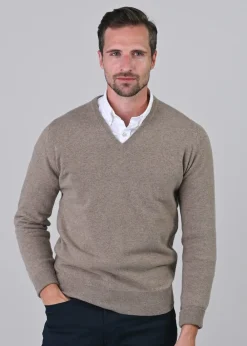 Best Gordon 1 Ply Geelong V-Neck - Knitwear