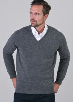 Best Gordon 1 Ply Geelong V-Neck - Knitwear
