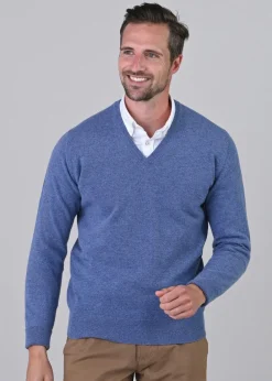 Clearance Gordon 1 Ply Geelong V-Neck - Knitwear