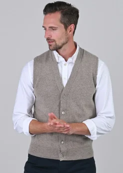 Best Gordon 1 Ply Geelong Waistcoat - Knitwear