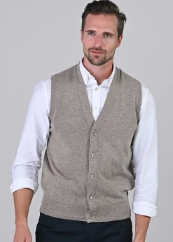 Best Gordon 1 Ply Geelong Waistcoat - Knitwear