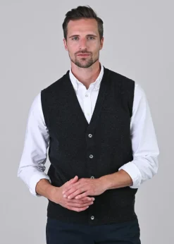 Best Gordon 1 Ply Geelong Waistcoat - Knitwear