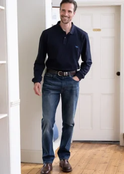Outlet Gunn Long Sleeved Polo - Polo Shirts & T-Shirts