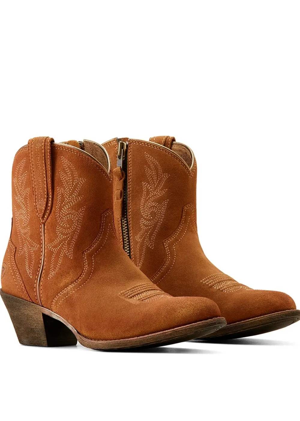 Sale Harlan Western Boots - Walnut Suede Women Boots|Boots
