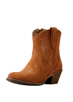 Sale Harlan Western Boots - Walnut Suede Women Boots|Boots