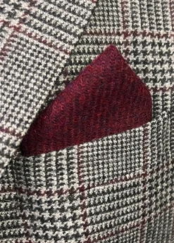 Fashion Harris Tweed Pocket Square - Hankies