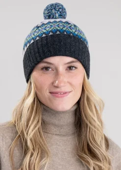 Best Hattie Lambswool Bobble Beanie - Women Hats & Caps