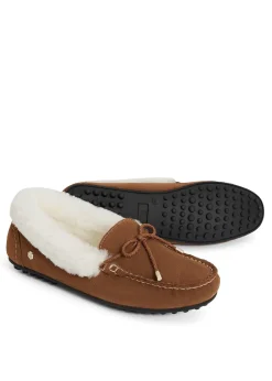 Best Henley Shearling Lined Slippers - Tan Women Slippers|Slippers