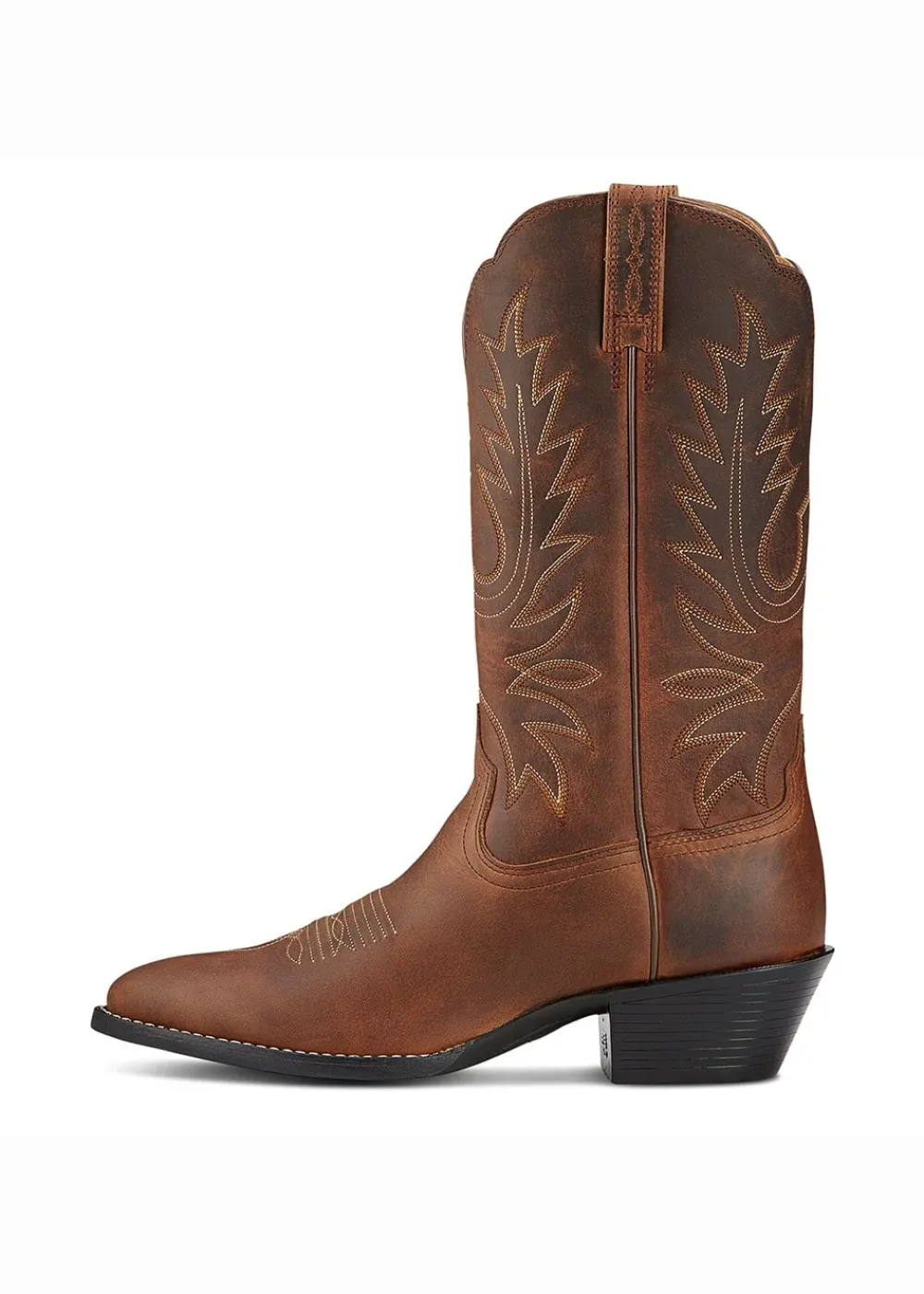 Sale Heritage Western R Toe Boots - Distressed Brown Women Boots|Boots