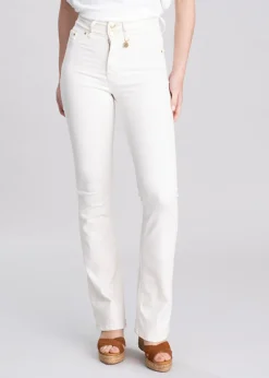 Discount High Rise Flared Jean - Women Trousers & Jeans