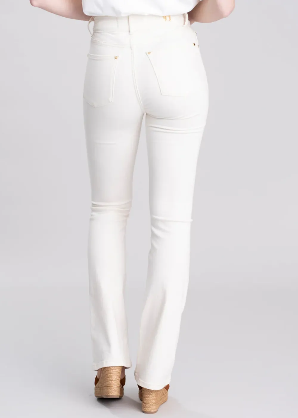 Discount High Rise Flared Jean - Women Trousers & Jeans