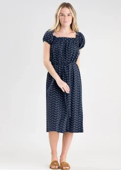 Fashion Hollowtree Dress - Navy Women Dresses
