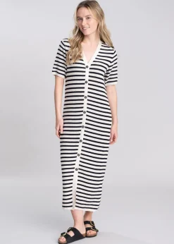 Online Isla Knitted Midi Dress - Multi Stripe Women Dresses