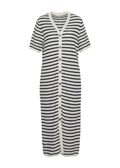 Online Isla Knitted Midi Dress - Multi Stripe Women Dresses