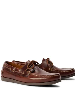 Outlet Islet Moccasin - Mid Brown Shoes|Shoes