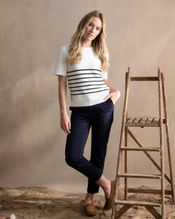 Clearance Ivy Knitted Jumper - Cloud Women Knitwear