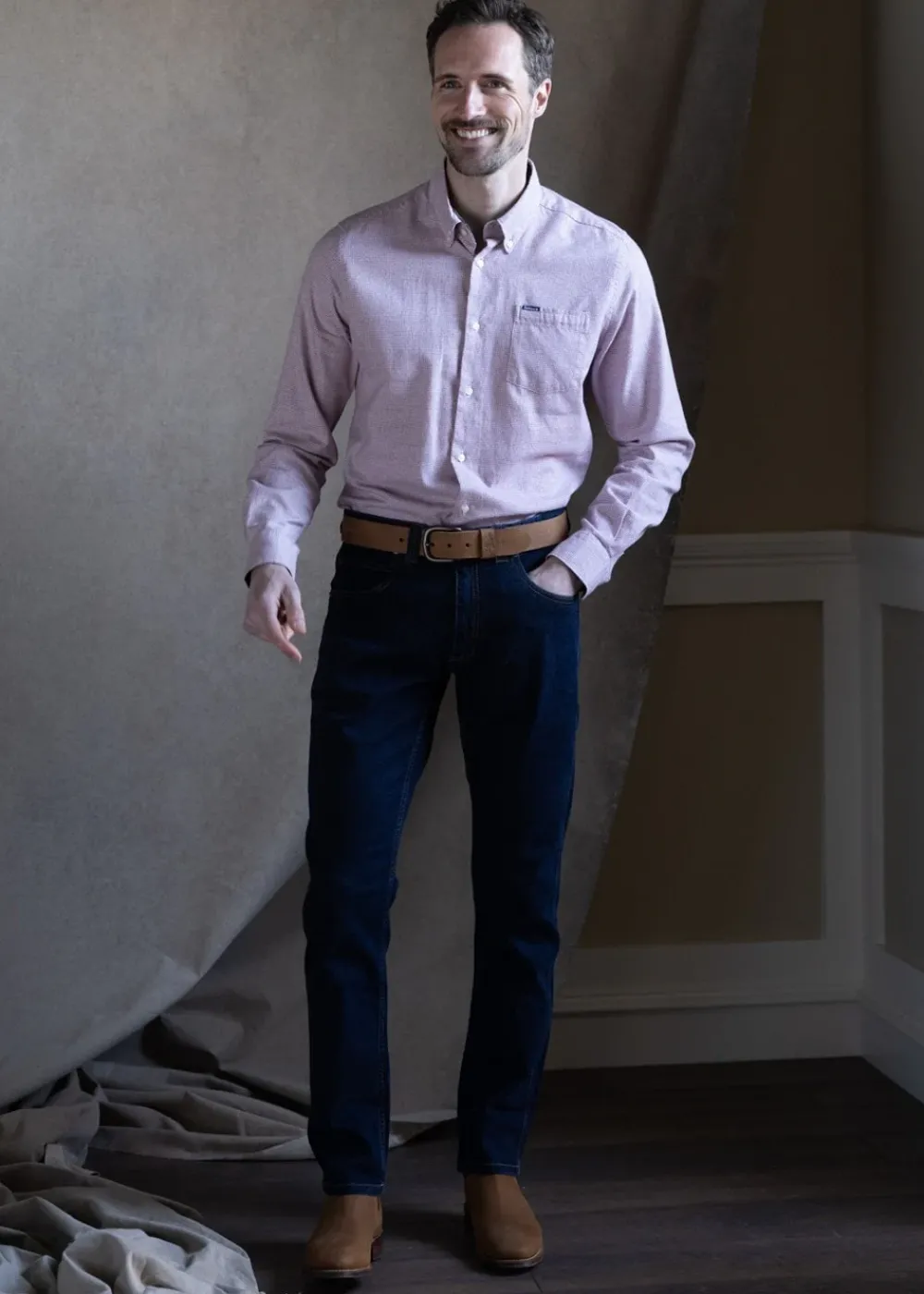 Clearance James Jeans - Dark Denim Trousers & Jeans