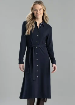 Outlet Jersey Shirt Dress - Women Dresses
