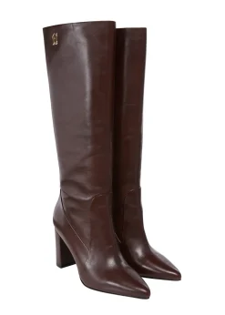 Fashion Kensington Knee Boots - Chocolate Women Boots|Boots