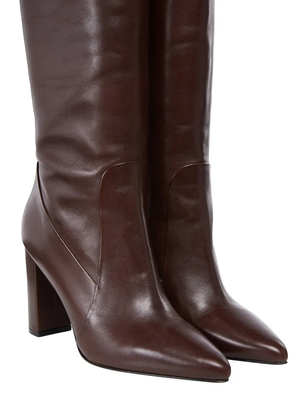 Fashion Kensington Knee Boots - Chocolate Women Boots|Boots