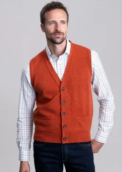 Best Lambswool 2 Ply Waistcoat - Knitwear