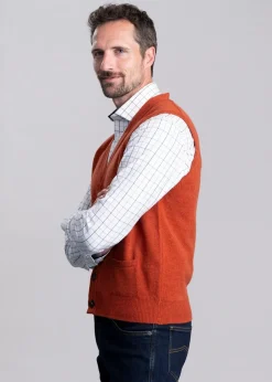 Best Lambswool 2 Ply Waistcoat - Knitwear