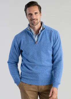 Best Lambswool 2 Ply Zip Neck - Knitwear