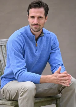 Best Lambswool 2 Ply Zip Neck - Knitwear