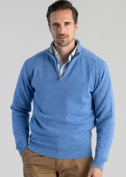 Best Lambswool 2 Ply Zip Neck - Knitwear