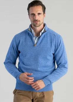 Best Lambswool 2 Ply Zip Neck - Knitwear