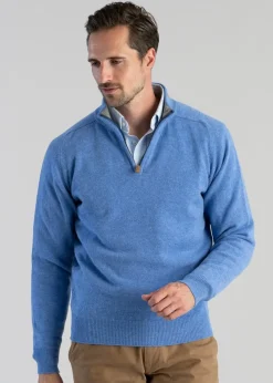 Best Lambswool 2 Ply Zip Neck - Knitwear
