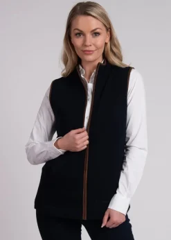 Best Lambswool Aerobloc Gilet - Navy Women Gilets