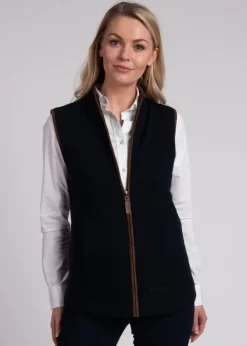 Best Lambswool Aerobloc Gilet - Navy Women Gilets