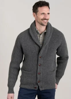 Sale Lambswool Windsor Shawl Jacket - Knitwear